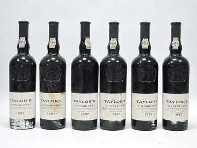 Lot 1408 - Port - Six Bottles of Taylor's 1997 Vintage...