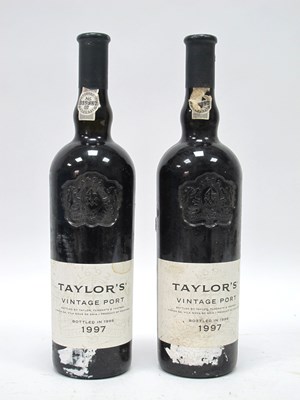 Lot 1395 - Port - Two Bottles of Taylor's 1997 Vintage...