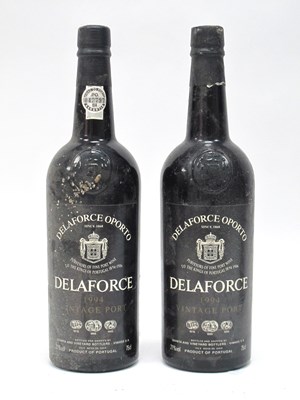 Lot 1397 - Port - Two Bottles of Delaforce 1994 Vintage...