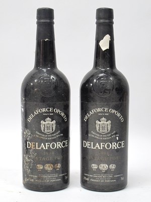 Lot 1396 - Port - Two Bottles of Delaforce 1994 Vintage...