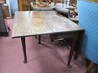 Lot 1588 - A Mid XVIII Century Mahogany Table, with drop...