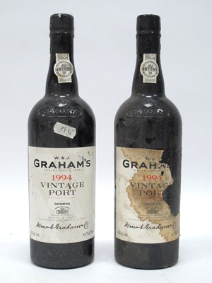 Lot 1390 - Port - Two Bottles of W. & J. Graham's 1994...