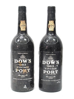 Lot 1422 - Port - Two Bottles of Dow's 1983 Vintage Port,...