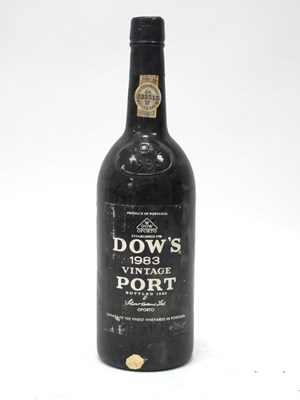 Lot 1419 - Port - Dow's 1983 Vintage Port, bottled in...
