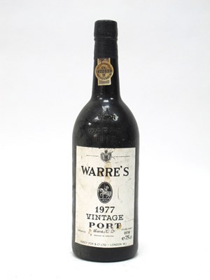 Lot 1420 - Port - Warre's 1977 Vintage Port, 75cl.