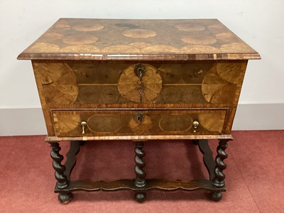 Lot 1593 - A William and Mary Oyster Veneered Laburnum...