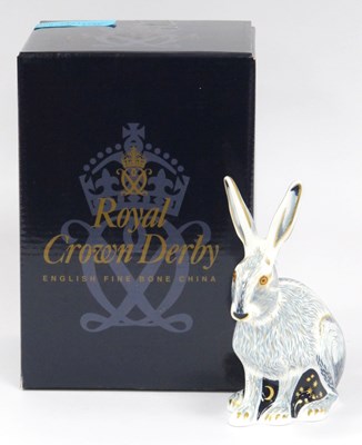 Lot 1098 - A Royal Crown Derby Porcelain Paperweight...