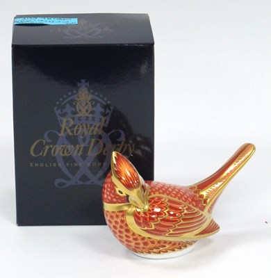 Lot 1100 - A Royal Crown Derby Porcelain Paperweight...