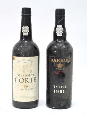 Lot 1387 - Port - Delaforce Corte 1991 Vintage Port, 75cl....