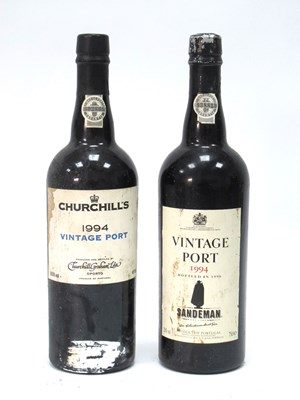 Lot 1388 - Port - Churchill's 1994 Vintage Port, 75cl.,...
