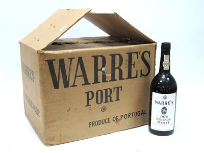 Lot 1413 - Port - Twelve Bottles of Warre's 1975 Vintage...