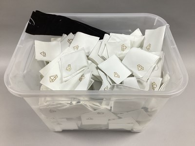 Lot 58 - A Quantity of Fabric Jewellery Pouches :- One Box