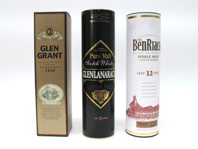 Lot 1454 - Whisky - Glen Grant Single Pure Malt Scotch...