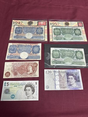 Lot 38A - Collection Of Twenty Three GB Banknotes,...