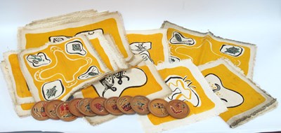 Lot 1377 - Twenty Four Vintage Ailsa Graham Art Fabric...