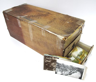 Lot 1332 - A Classical Birthday Card Display Box, the two...