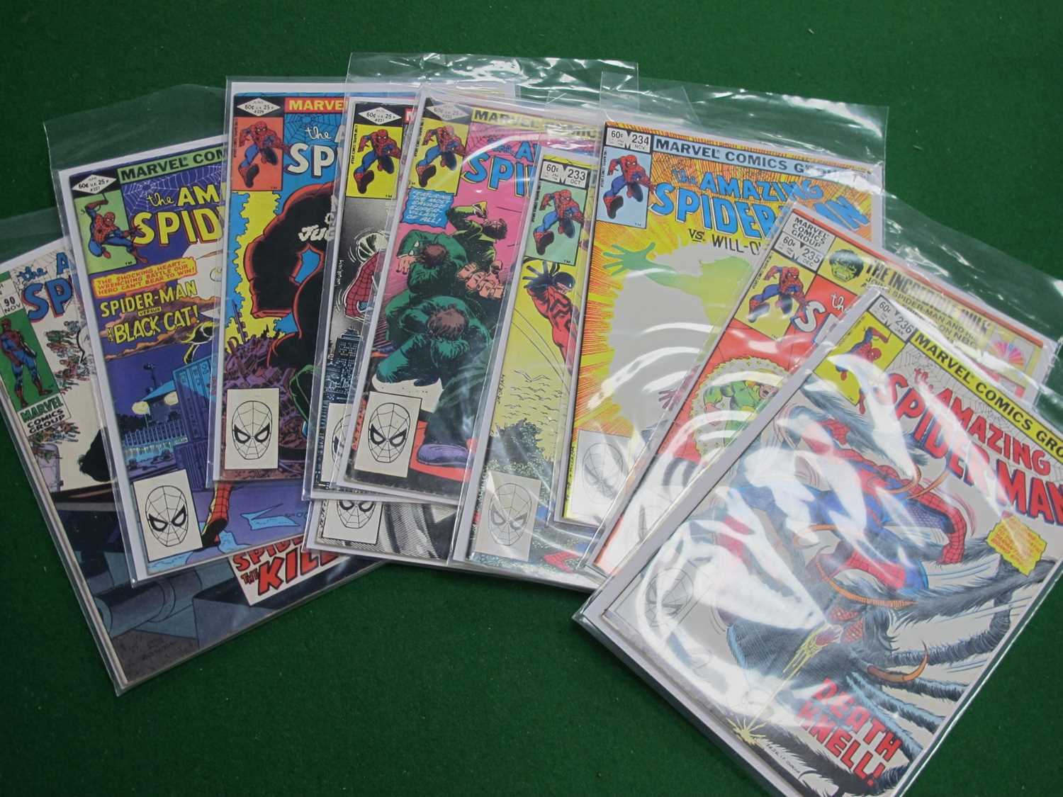 Lot 497 - A collection of ten Marvel 'The Amazing Spider-...