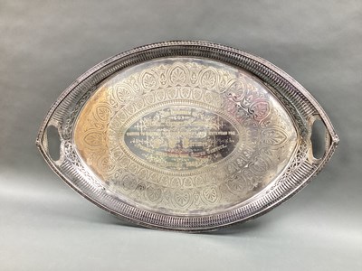 Lot 113 - A Large Victorian Hallmarked Silver Twin...