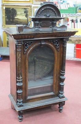 Lot 1588 - A Victorian Polyphon, in a painted wooden...