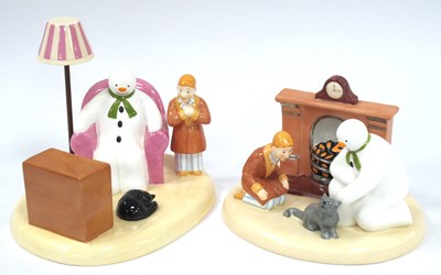 Lot 1049 - Coalport Characters Porcelain The Snowman...
