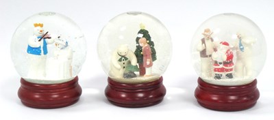 Lot 1093 - Three Coalport Characters Snowman Series Snow...