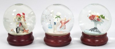 Lot 1103 - Three Coalport Characters Snowman Series Snow...