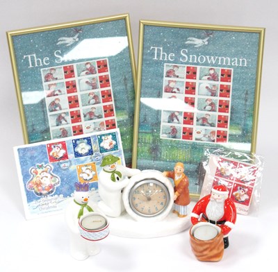 Lot 1115 - Coalport Characters The Snowman Series...