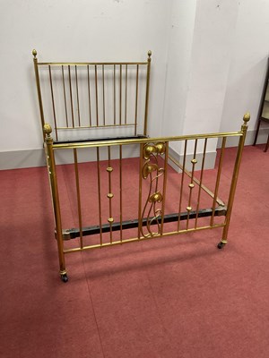 Lot 1549 - A Late XIX/Early XX Century Art Nouveau Brass...