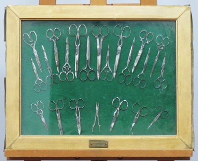 Lot 1260 - A Cased Display of Twenty-Two Victorian and...