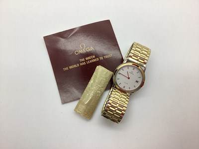 Lot 154 - Omega; A c.1980's DeVille Wristwatch, the...