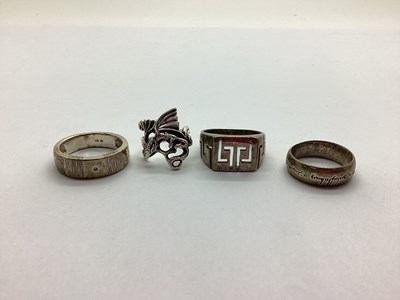 Lot 270 - A Small Collection of Statement Rings,...