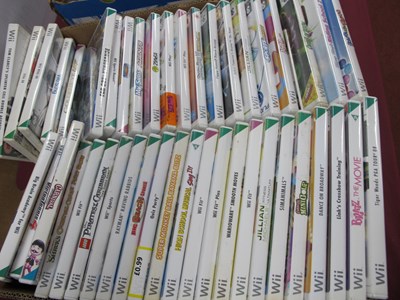 Lot 406 - Approximately Ninety Nintendo WII Games,...