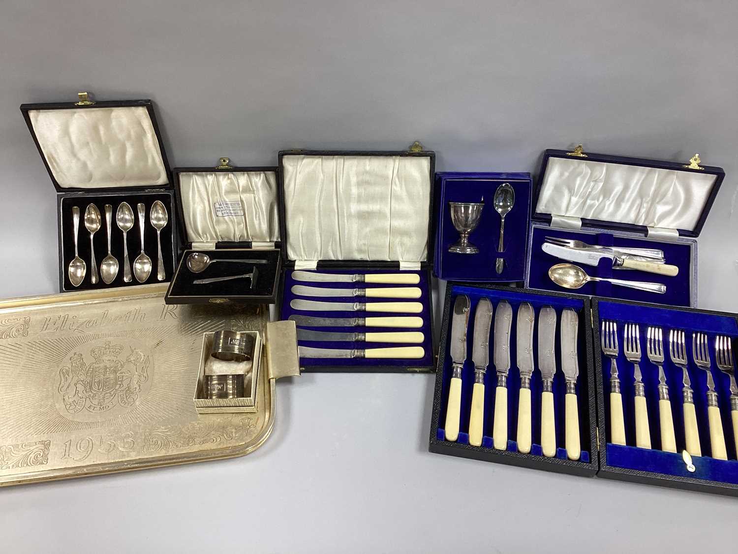 Lot 67 - A Pair of Hallmarked Silver Napkin Rings, with...