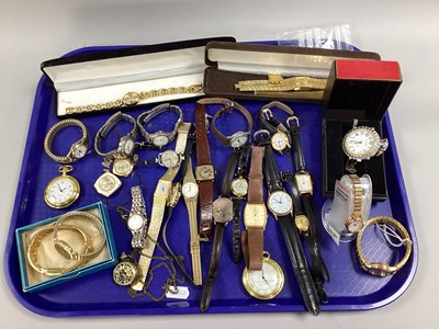 Lot 71 - A Collection of Assorted Ladies Wristwatches,...