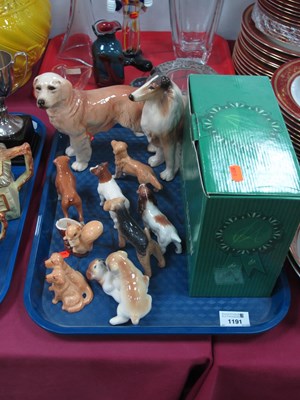 Lot 1191 - Beswick dogs, including Jack Russell 7cm high...