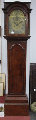 Lot 1476 - An XVIII Century Walnut Eight-Day Longcase...