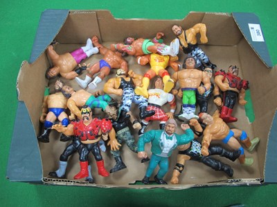 Lot 380 - Eighteen Circa 1980's Hasbro WWF Wrestling...