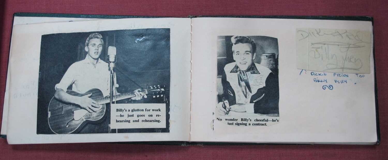 Lot 1394 - Autograph Book, signatures including Billy