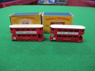 Lot 620 - Two Matchbox Models Of Yesteryear (Lesney)...