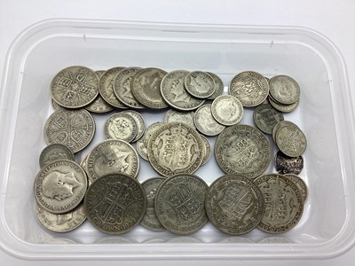 Lot 94A - GB Pre 1947 Silver Coins, Half Crowns. Florins,...