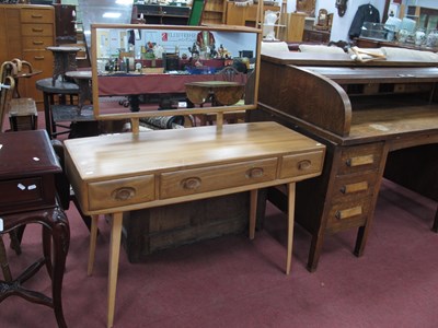 Lot 1605 - Ercol Dressing Table, with a raised mirror,...