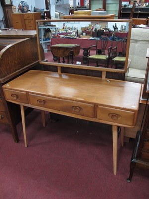 Lot 1603 - Ercol Dressing Table, with a raised mirror,...