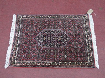 Lot 1584 - Iranian Wool Tassled Prayer Mat, tightly...