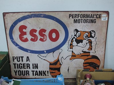 Lot 1155 - Esso Put a Tiger In Your Tank Metal Wall Sign,...