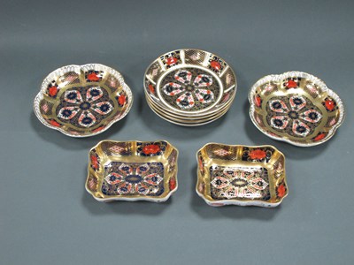 Lot 1079 - A Collection of Eight Royal Crown Derby Dishes,...