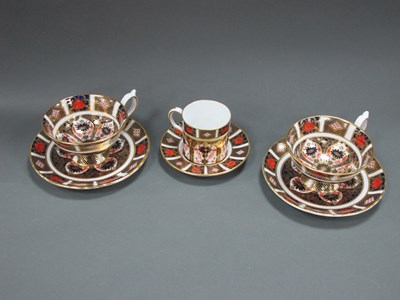 Lot 1096 - Two Royal Crown Derby Porcelain Teacups and...