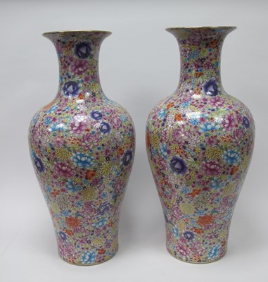 Lot 1164 - A Pair of Modern Chinese Porcelain Vases, of...