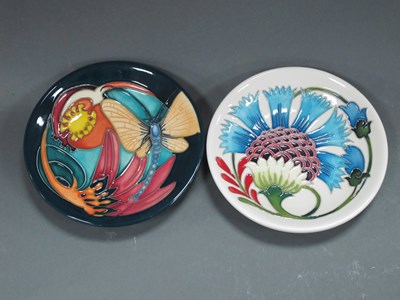 Lot 1086 - A Moorcroft Pottery Pin Tray, decorated in the...