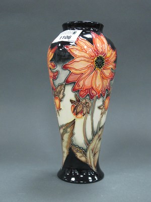 Lot 1106 - A Moorcroft Pottery Vase, decorated in a...