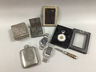 Lot 90 - Sheffield Forgemasters Pewter Hipflask, gent's...